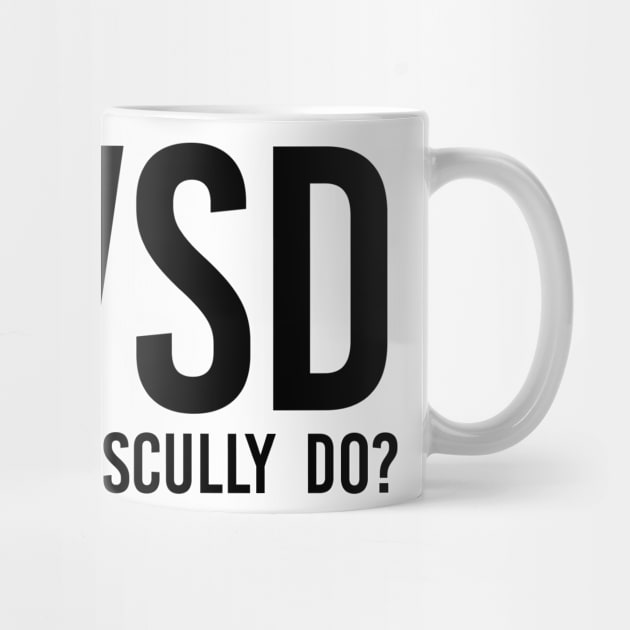 what would scully do? (black) | x files by kylabiles